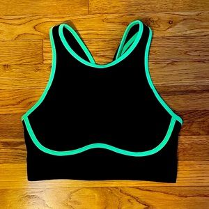 Fabletics Blare Cross Back Medium Impact Sports Bra
